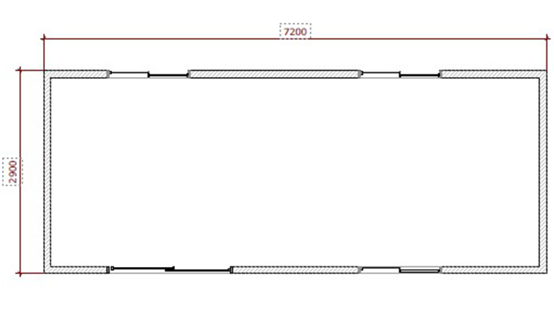 7.2 x 2.9 office floorplan